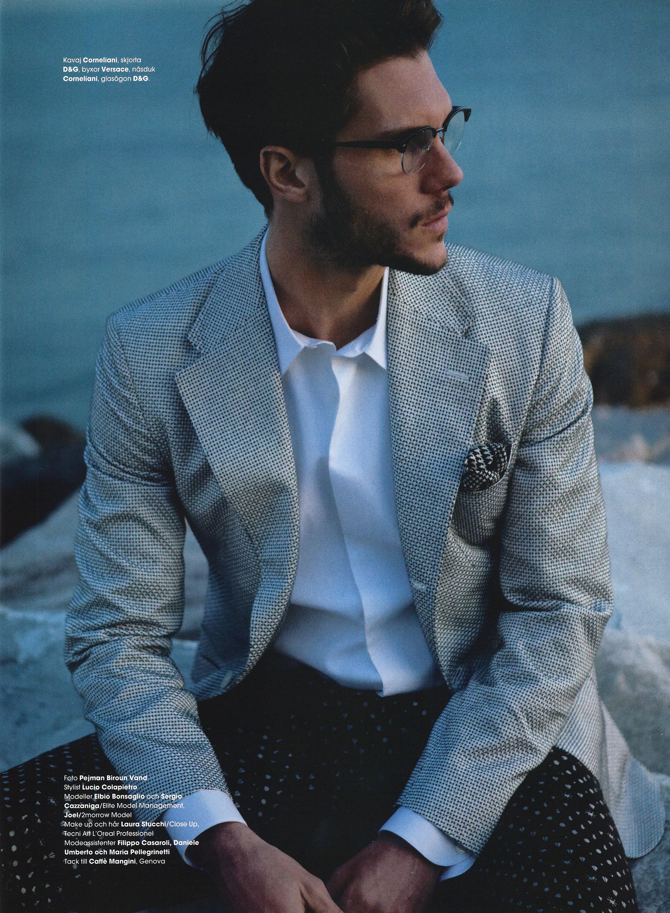 Lucio Colapietro LC Styling Pejman Birounvand Plaza Uomo - Stiliga Dagar i Genova