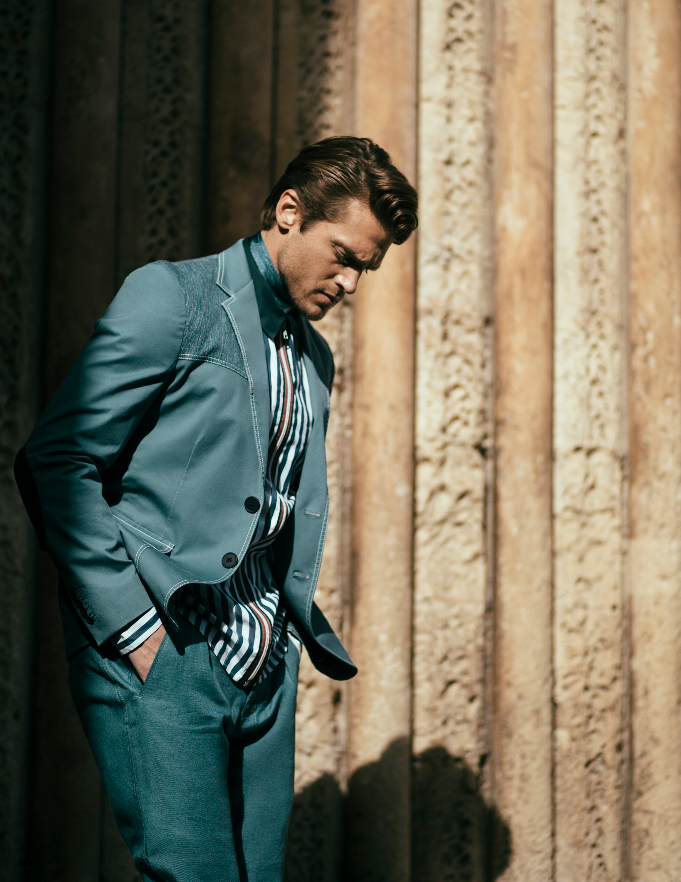 Lucio Colapietro LC Styling Victor Santiago L'Officiel Hommes Jason Morgan